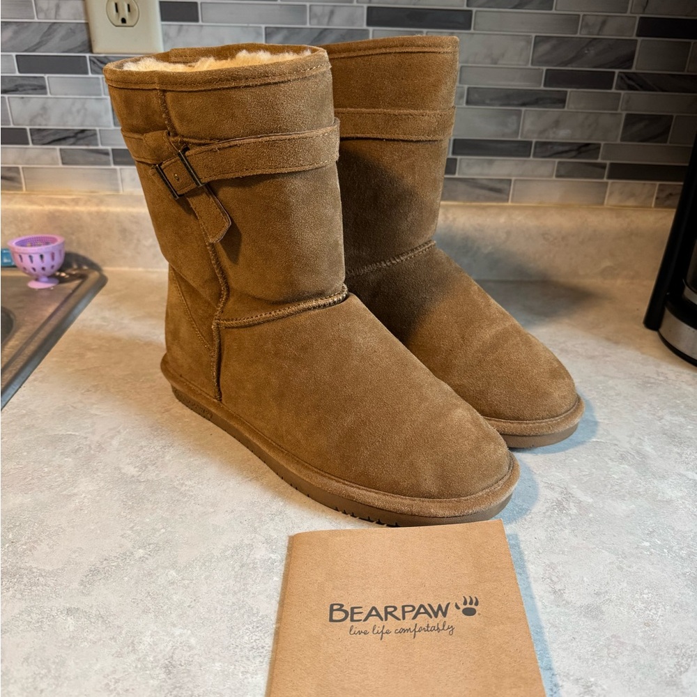 Bearpaw Brown Boots Women Size 12! In Good Condition!